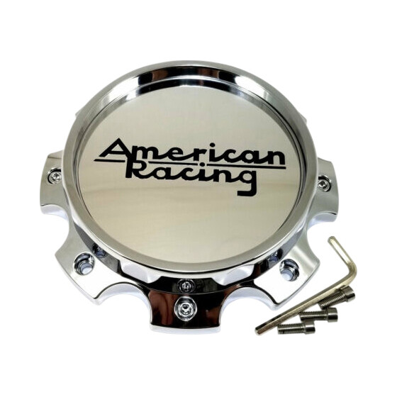 American Racing ARCAPAF-CH Chrome Dually Front Wheel Center Cap – 8x200/210 — part ARCAPAF-CH, product photo 1 of 1