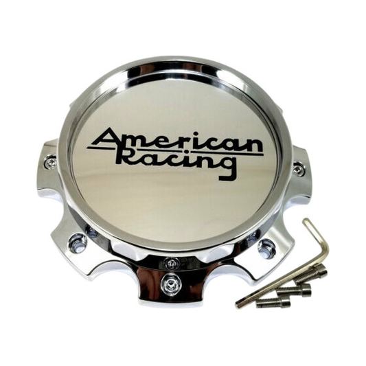 American Racing ARCAPAF-CH Chrome Dually Front Wheel Center Cap – 8x200/210 — part ARCAPAF-CH, product photo 1 of 1