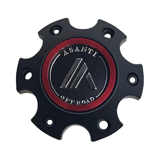 Asanti Off Road 130L1206SB-H34 Satin Black Wheel Center Cap – 6x4.5 H34 — part 130L1206SB-H34, product photo 1 of 1