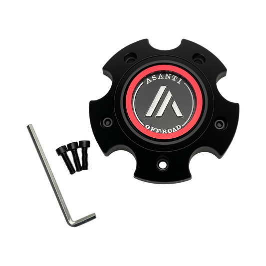 Asanti Off Road 130L1335MB-H34 Matte Black Wheel Center Cap – 5x5 H34 — part 130L1335MB-H34, product photo 1 of 2