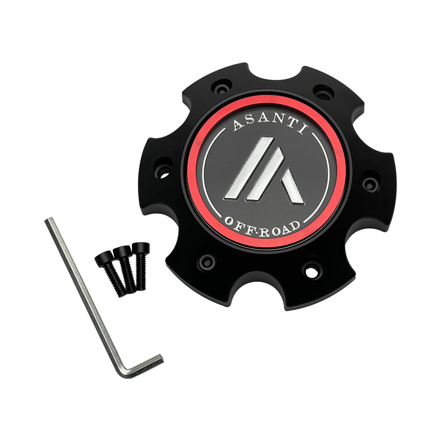 Asanti Off Road 130L1406MB-H34 Matte Black Wheel Center Cap – 6x135 H34 — part 130L1406MB-H34, product photo 1 of 2