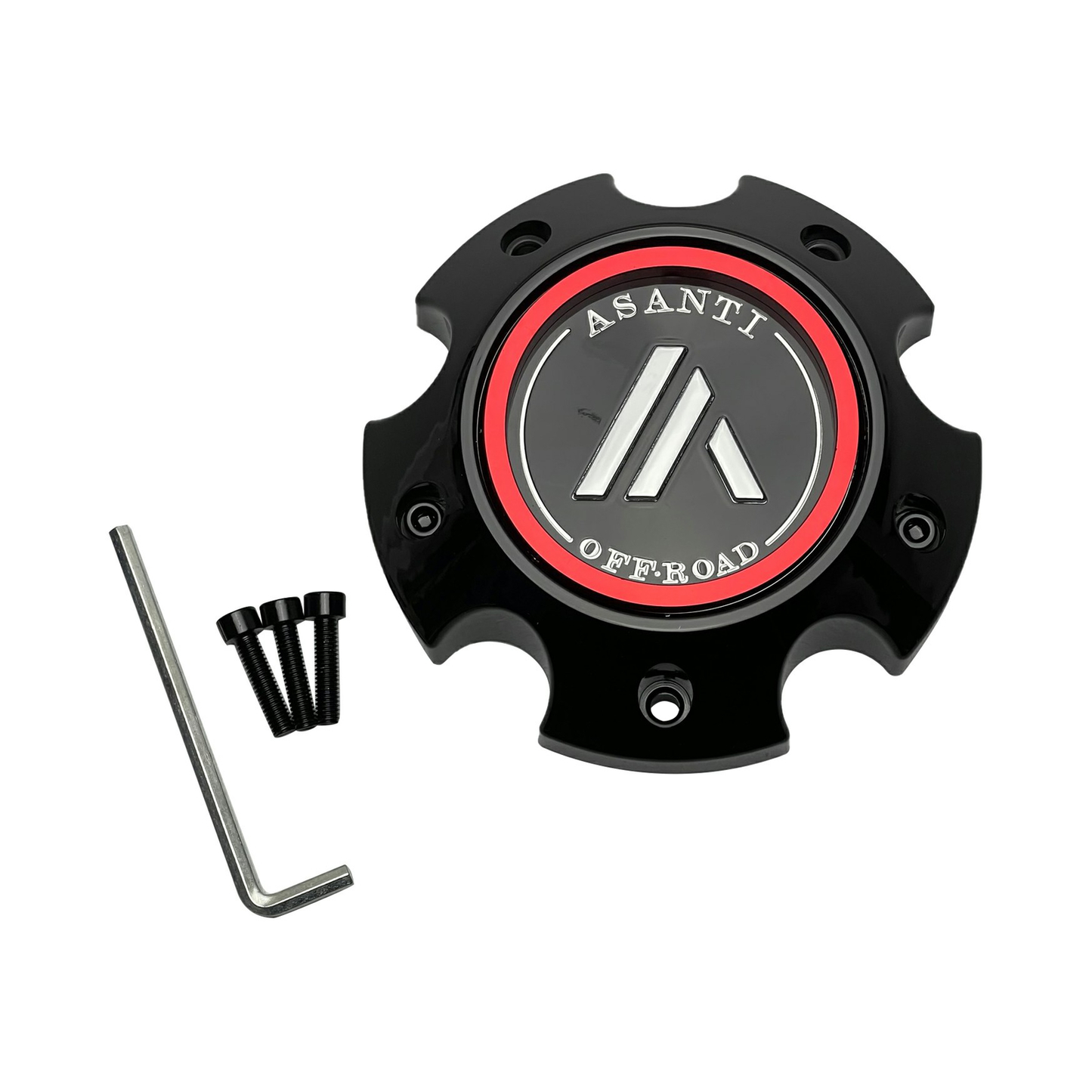 Asanti Off Road 130L1455GB-H42 Gloss Black Wheel Center Cap – 5x5.5/150 H42 — part 130L1455GB-H42, product photo 1 of 2