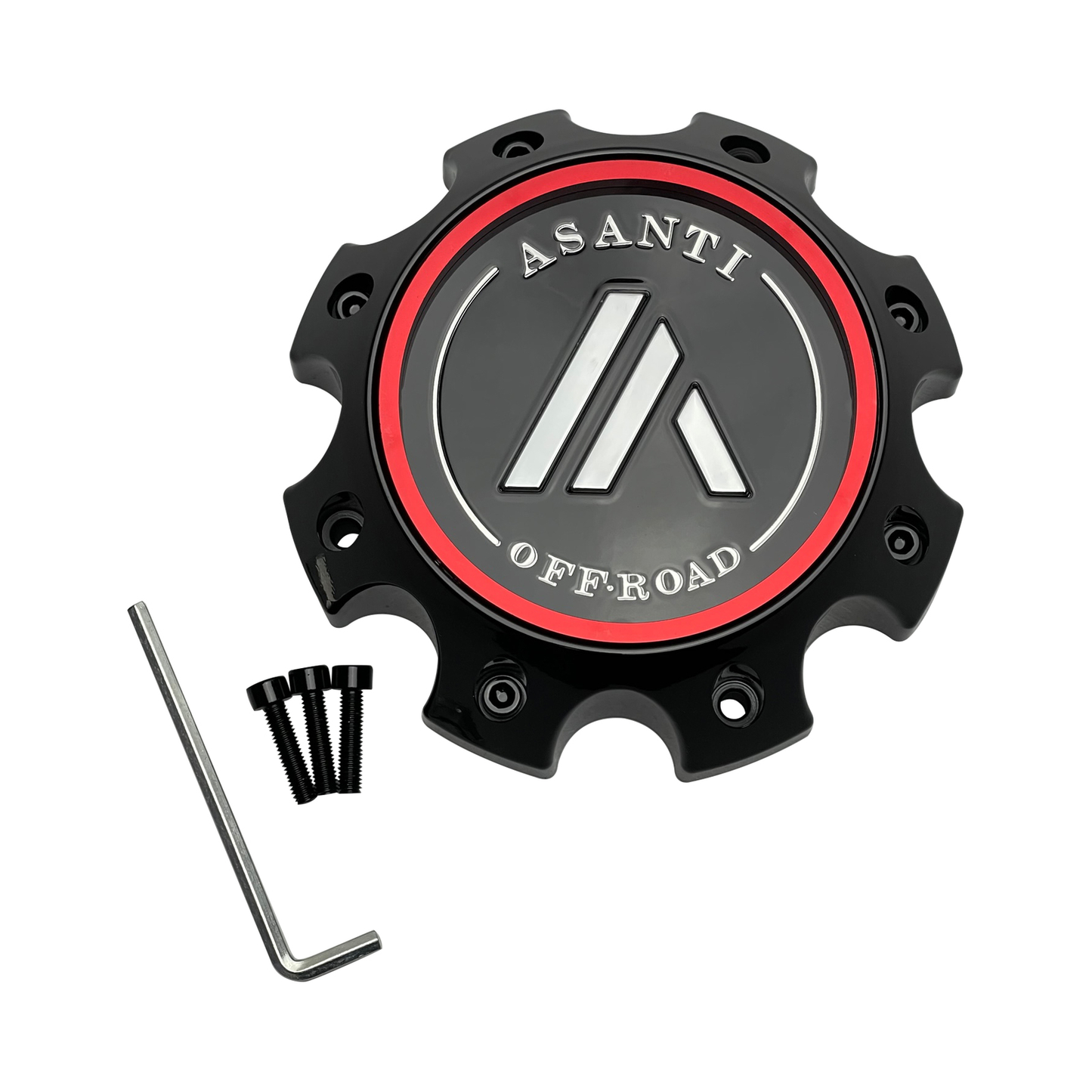 Asanti Off Road 130L1708GB-H52 Gloss Black Wheel Center Cap – 8x170 H52 — part 130L1708GB-H52, product photo 1 of 2