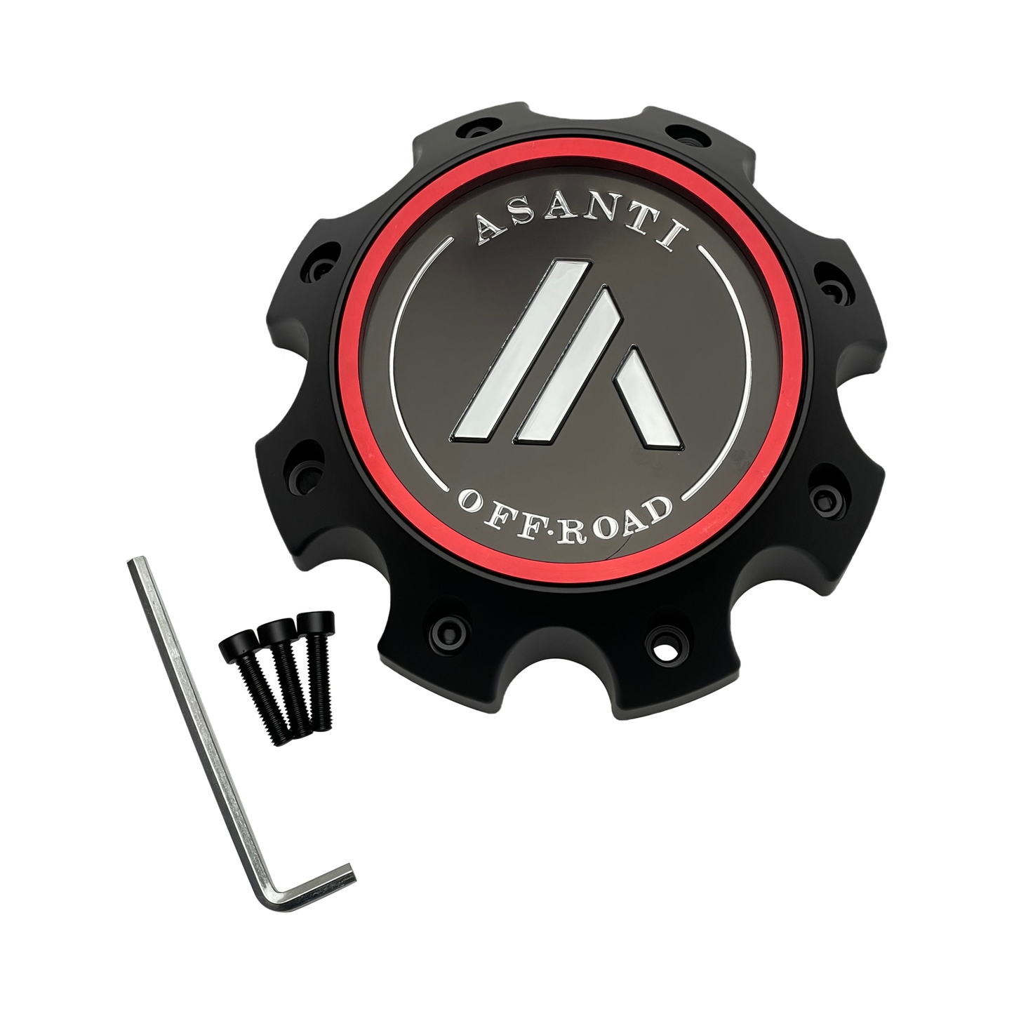 Asanti Off Road 130L1708MB-H52 Matte Black Wheel Center Cap – 8x170 H52 — part 130L1708MB-H52, product photo 1 of 2