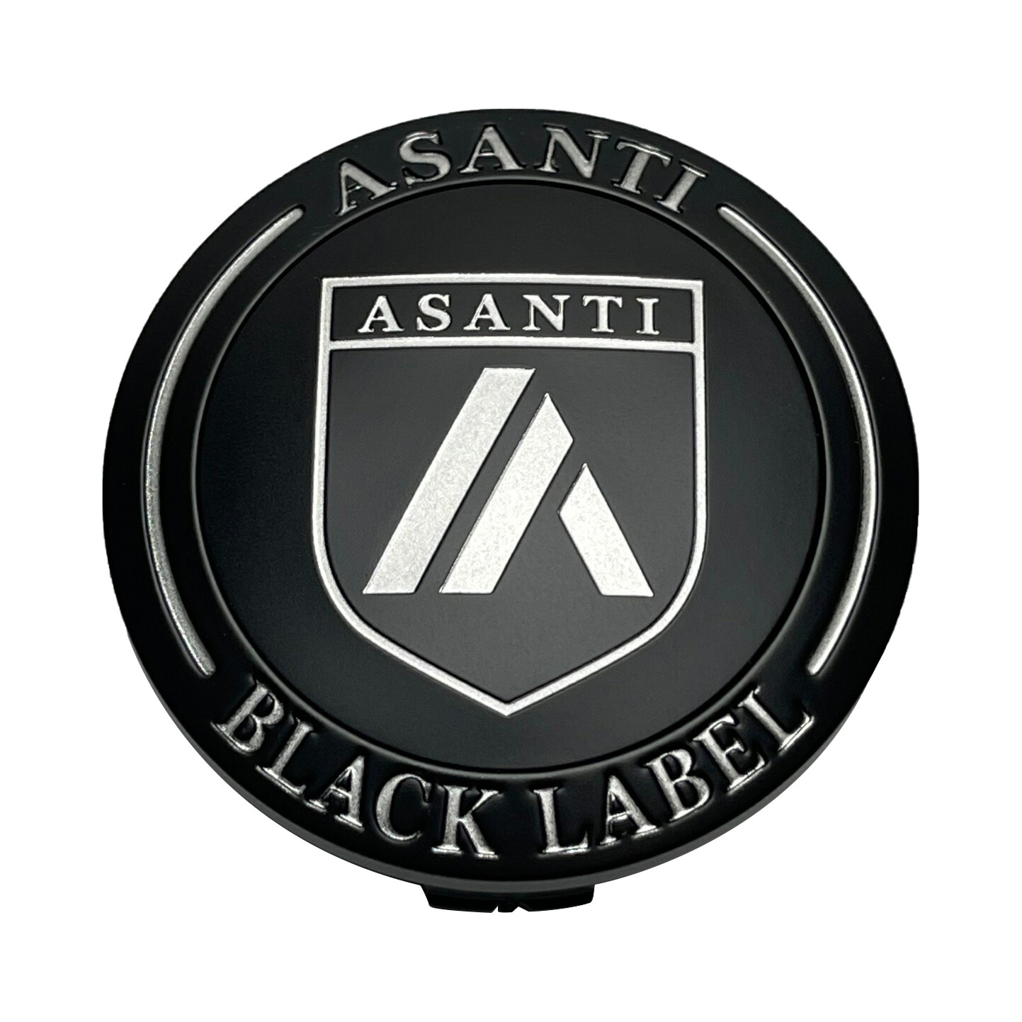 Asanti Black T157K74-S3 Satin Black Snap-In Wheel Center Cap — part T157K74-S3, product photo 1 of 2
