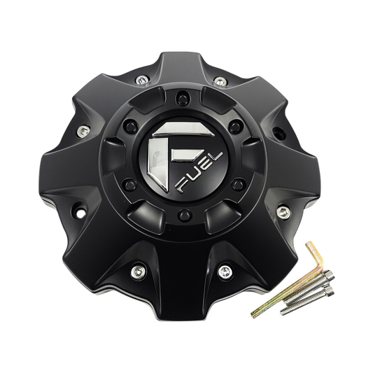 Fuel Off-Road 1001-63BKIT5 Matte Black Wheel Center Cap — part 1001-63BKIT5, product photo 1 of 1