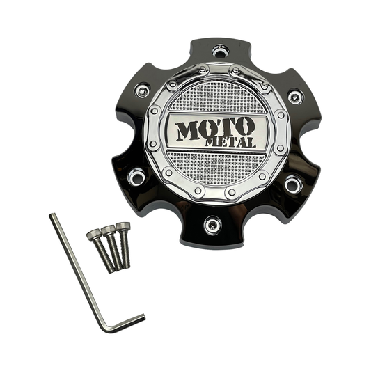 Moto Metal MO971 Chrome Wheel Center Cap 1079L145MO2CH – 6x5.5 — part 1079L145MO2CH, product photo 1 of 1