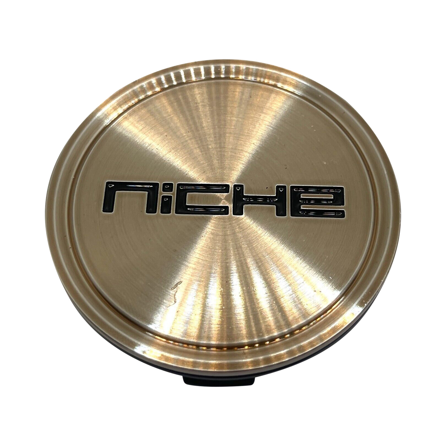 Niche 1007-24-05LRBRT Gloss Black Snap-In Wheel Center Cap — part 1007-24-05LRBRT, product photo 1 of 1