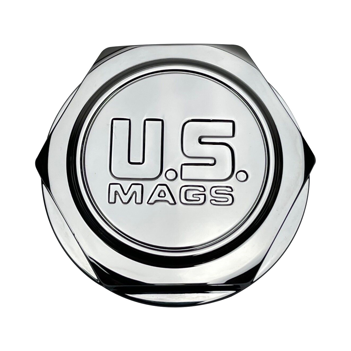 US Mag 1PC 1002-47P Chrome Wheel Center Cap — part 1002-47P, product photo 1 of 1