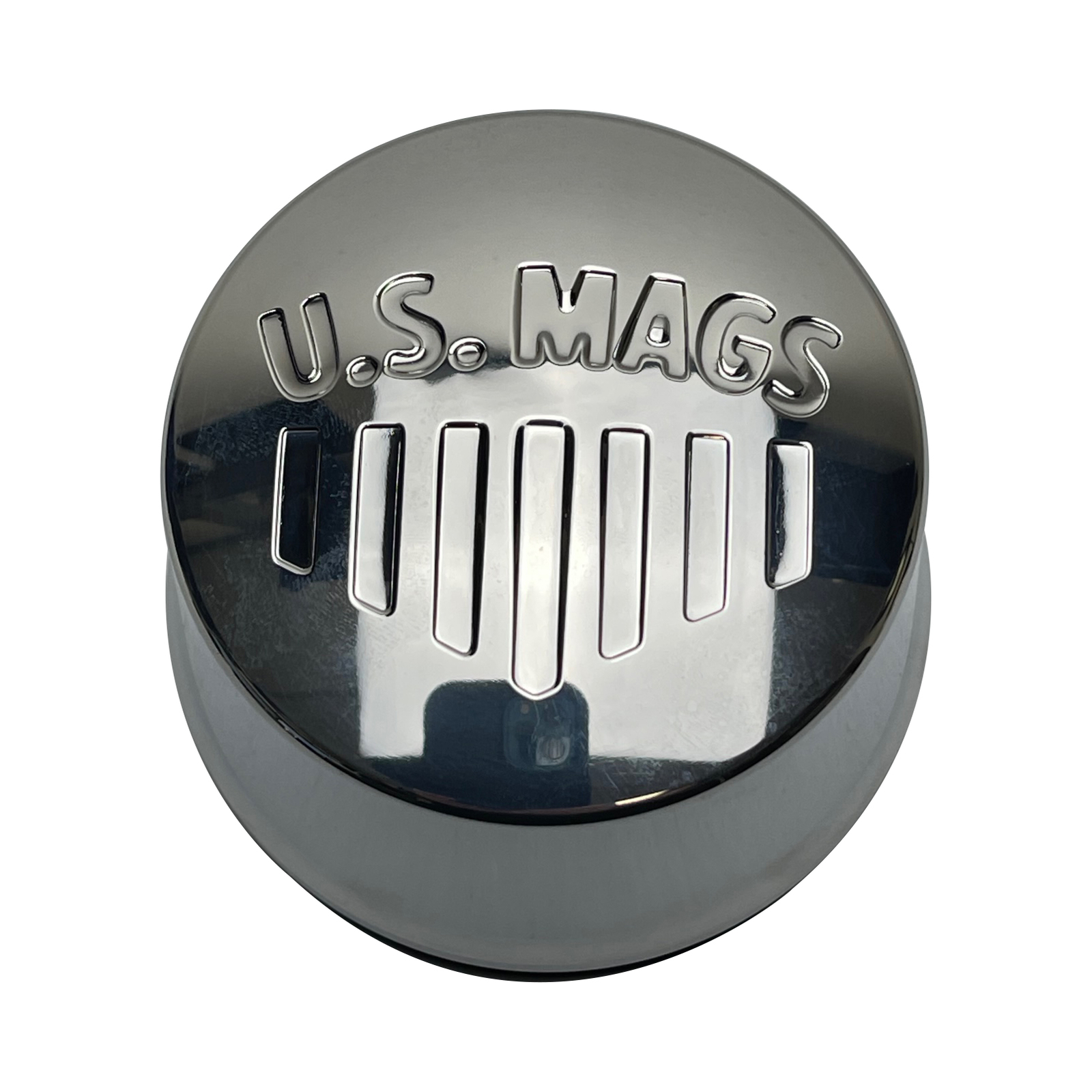 US Mag 1PC 1003-09-06AH Polished Logo Wheel Center Cap — part 1003-09-06AH, product photo 1 of 1