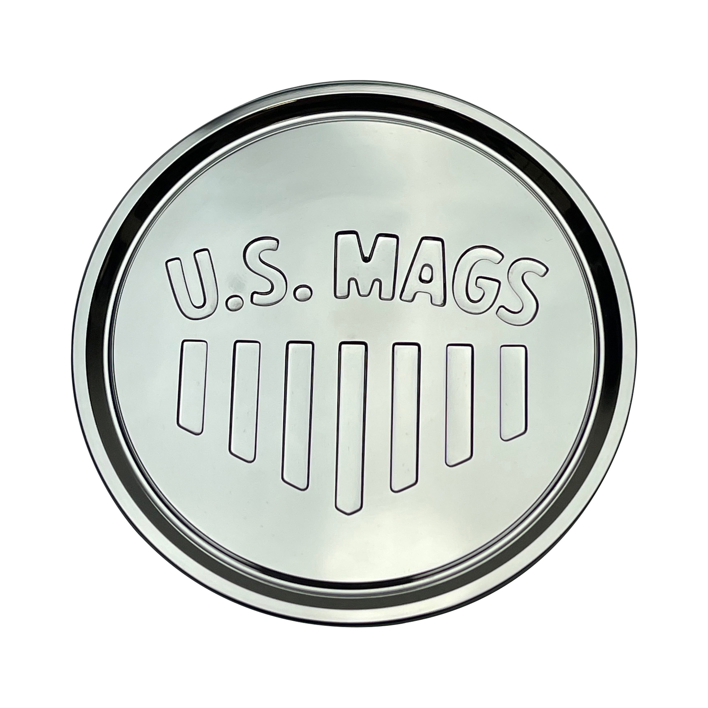 US Mag 1PC 1015-09-06AH Polished Wheel Center Cap — part 1015-09-06AH, product photo 1 of 1