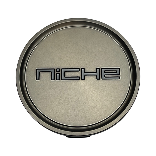 Niche 1007-24-05DT Matte Black Snap-In Wheel Center Cap — part 1007-24-05DT, product photo 1 of 1