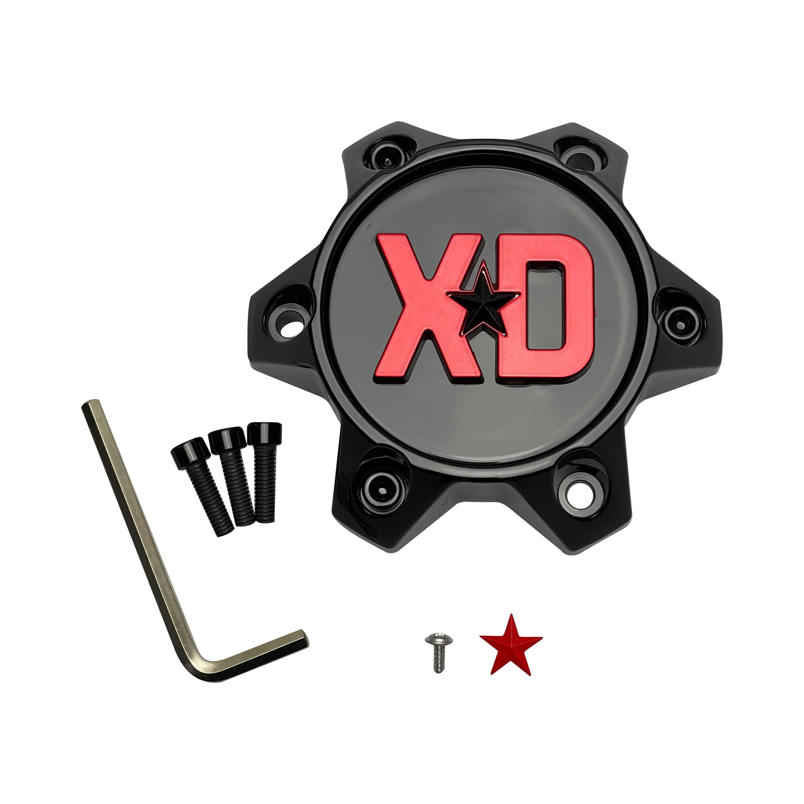 XD T167L1206S9-H34 Gloss Black Wheel Center Cap – 6x4.5/120 — part T167L1206S9-H34, product photo 1 of 1