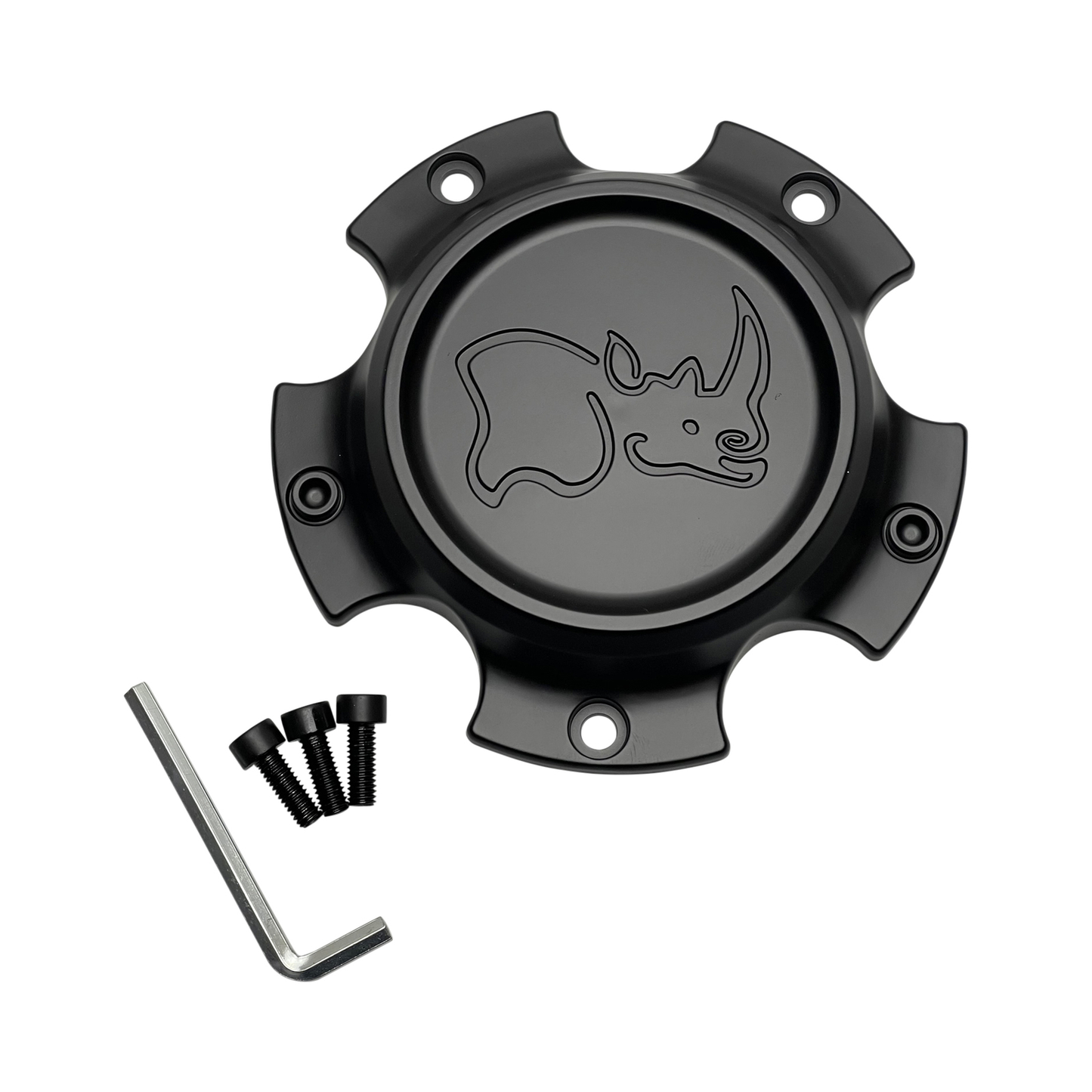 Black Rhino Hard Alloys CCBR65135140MM Matte Black Bolt-On Wheel Center Cap – 5x5.5 — part CCBR65135140MM, product photo 1 of 1