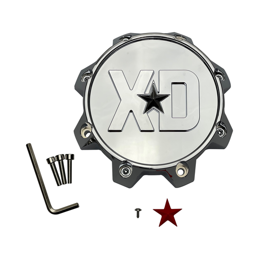XD T167L1708A-H50 Chrome Wheel Center Cap – 8x6.5/180 — part T167L1708A-H50, product photo 1 of 1
