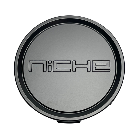 Niche 1007-22-05MB Matte Black Snap-In Wheel Center Cap — part 1007-22-05MB, product photo 1 of 1