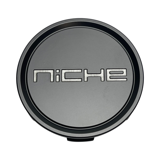 Niche 1007-22-05MBV Matte Black Snap-In Wheel Center Cap — part 1007-22-05MBV, product photo 1 of 1