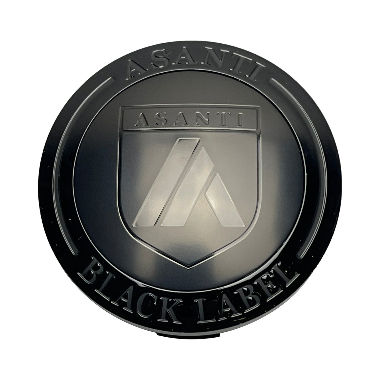 Asanti Black 1534S03 Gloss Black Snap-In Wheel Center Cap — part 1534S03, product photo 1 of 1