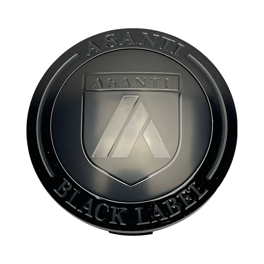 Asanti Black 1534S03 Gloss Black Snap-In Wheel Center Cap — part 1534S03, product photo 1 of 1