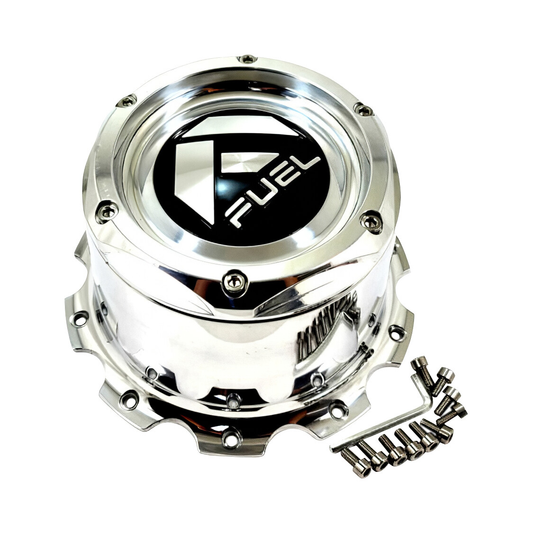 Fuel Off-Road 1005-63-08H Polished Bolt-On Wheel Center Cap — part 1005-63-08H, product photo 1 of 1