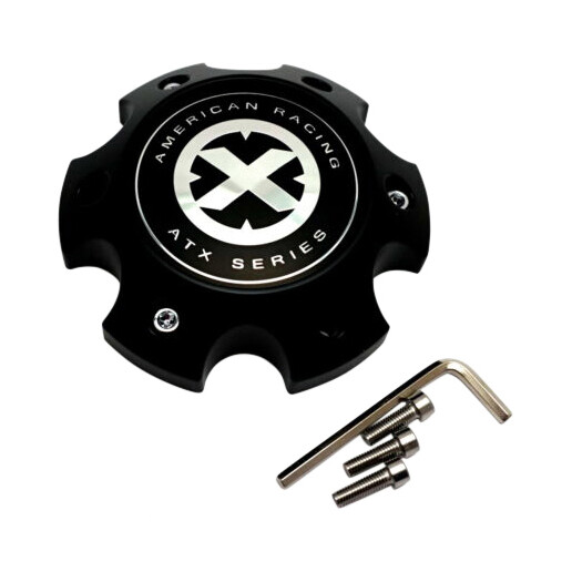 ATX 1079L140CIB-H34AX Black Wheel Center Cap – 6x135 — part 1079L140CIB-H34AX, product photo 1 of 1
