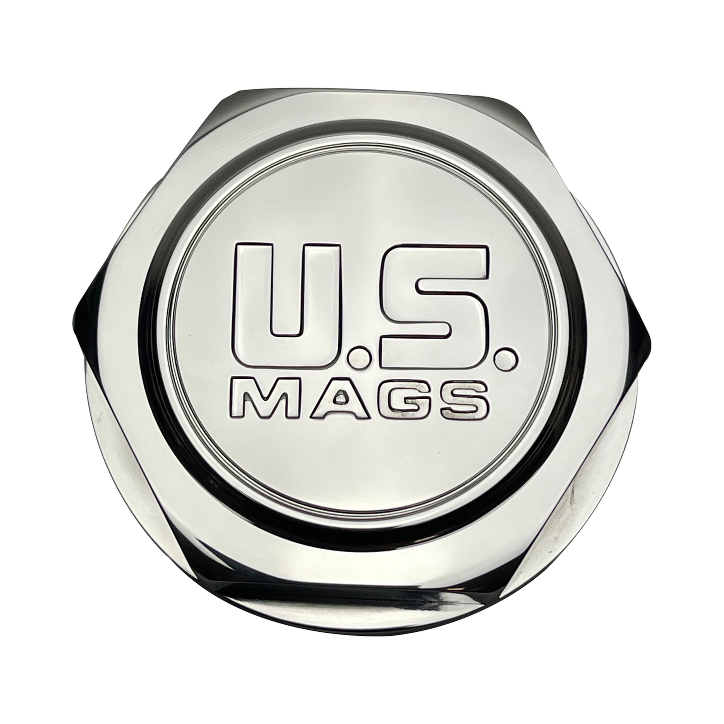 US Mag 1PC 1002-47H Polished Wheel Center Cap — part 1002-47H, product photo 1 of 1