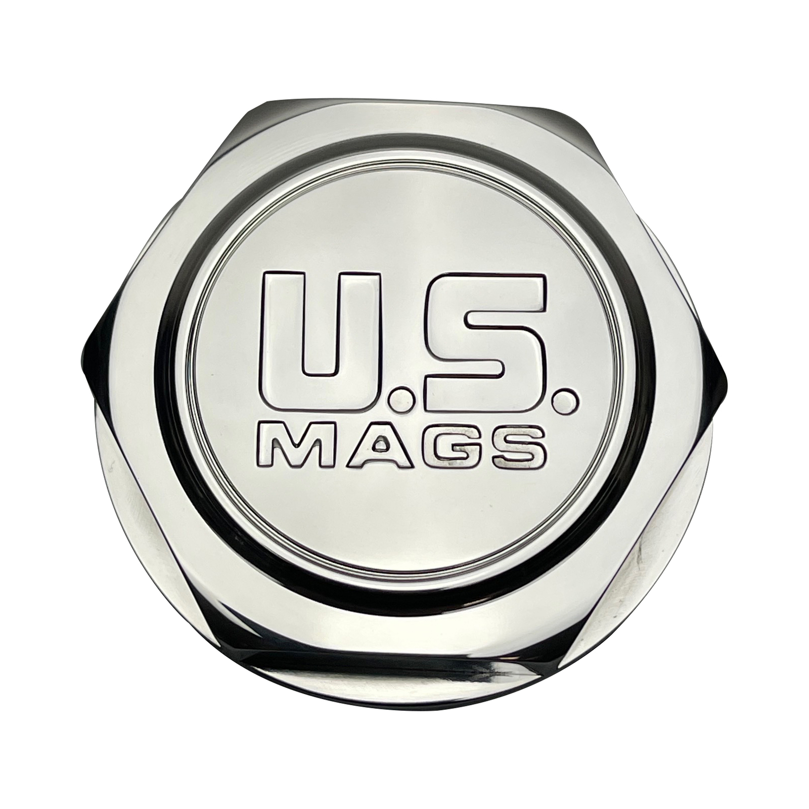 US Mag 1PC 1002-47H Polished Wheel Center Cap — part 1002-47H, product photo 1 of 1