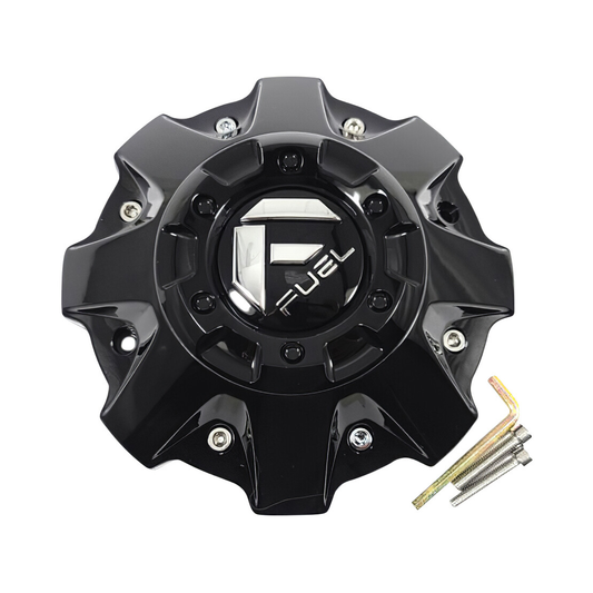 Fuel Off-Road 1001-63GBKIT5 Gloss Black Wheel Center Cap — part 1001-63GBKIT5, product photo 1 of 1