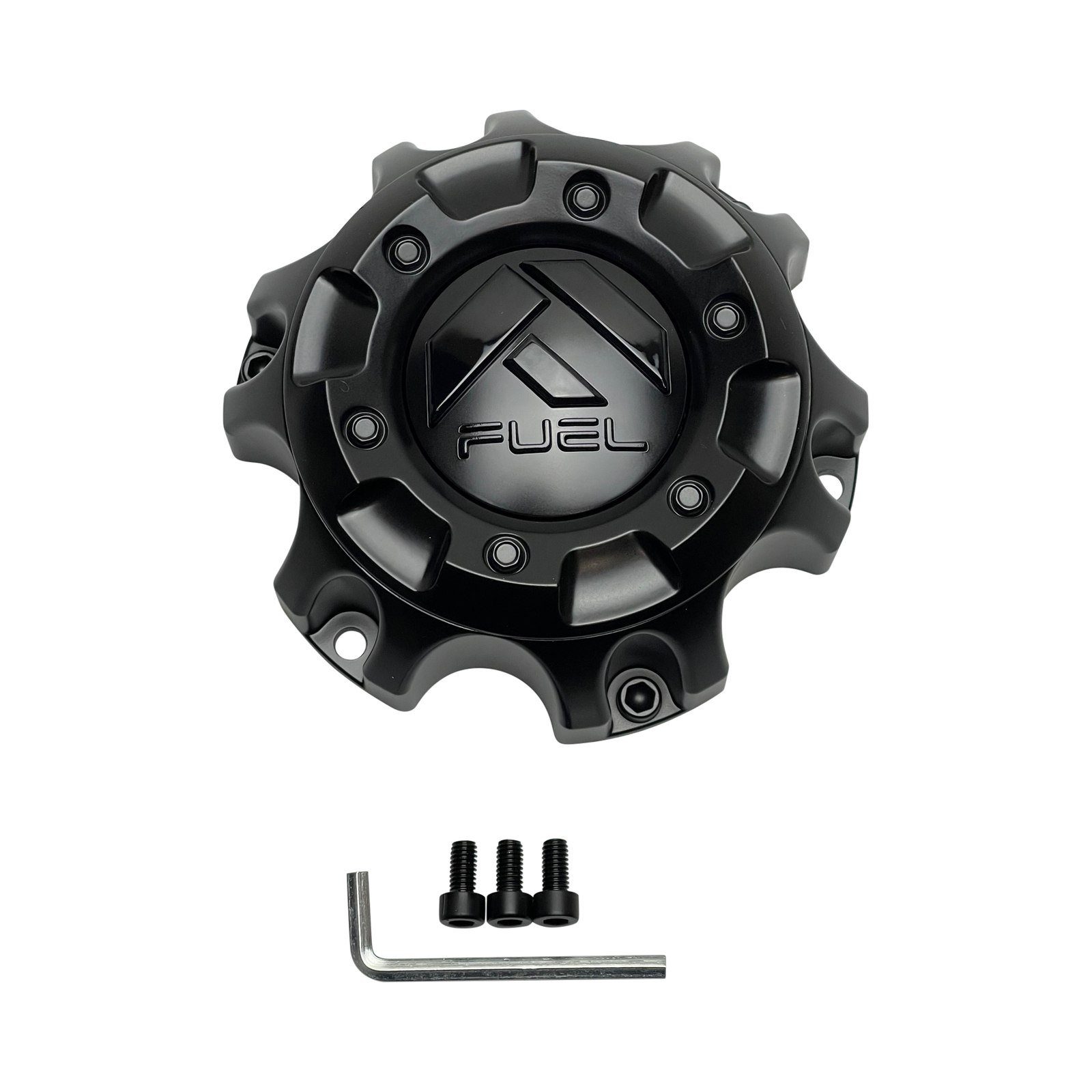 Fuel Off-Road 1006-58BLD Gloss Black Bolt-On Wheel Center Cap – 6x135/5.5 — part 1006-58BLD, product photo 1 of 1