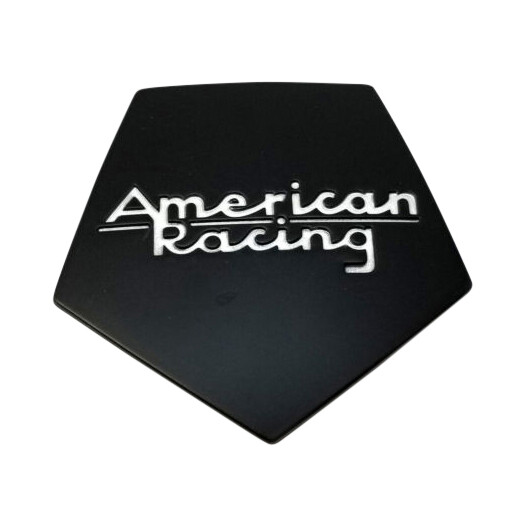 American Racing 1507S11 Satin Black Snap-In Wheel Center Cap — part 1507S11, product photo 1 of 1