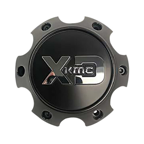 XD 1079L145SB1-H42 Satin Black Logo Wheel Center Cap – 6x5.5 — part 1079L145SB1-H42, product photo 1 of 1