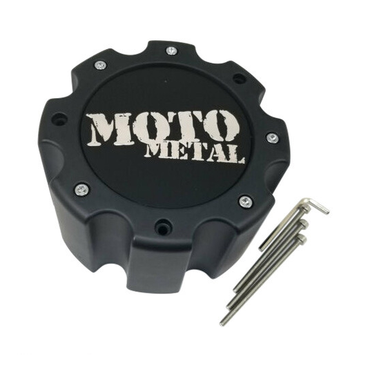 Moto Metal 400L204-YB002MM Black Wheel Center Cap – 8x200/210 — part 400L204-YB002MM, product photo 1 of 1
