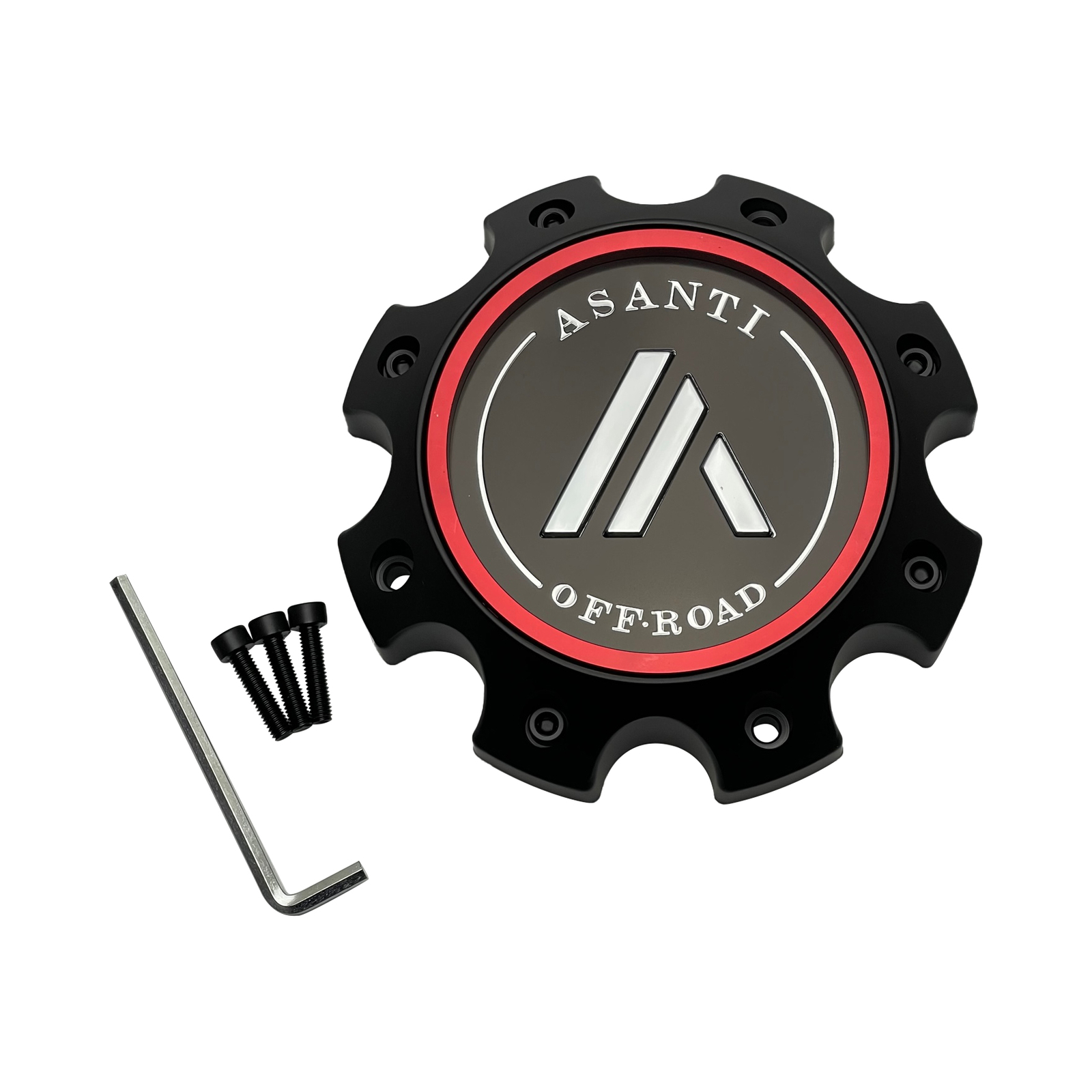 Asanti Off Road 130L1708SB-H42 Satin Black Wheel Center Cap – 8x6.5/180 H42 — part 130L1708SB-H42, product photo 1 of 1
