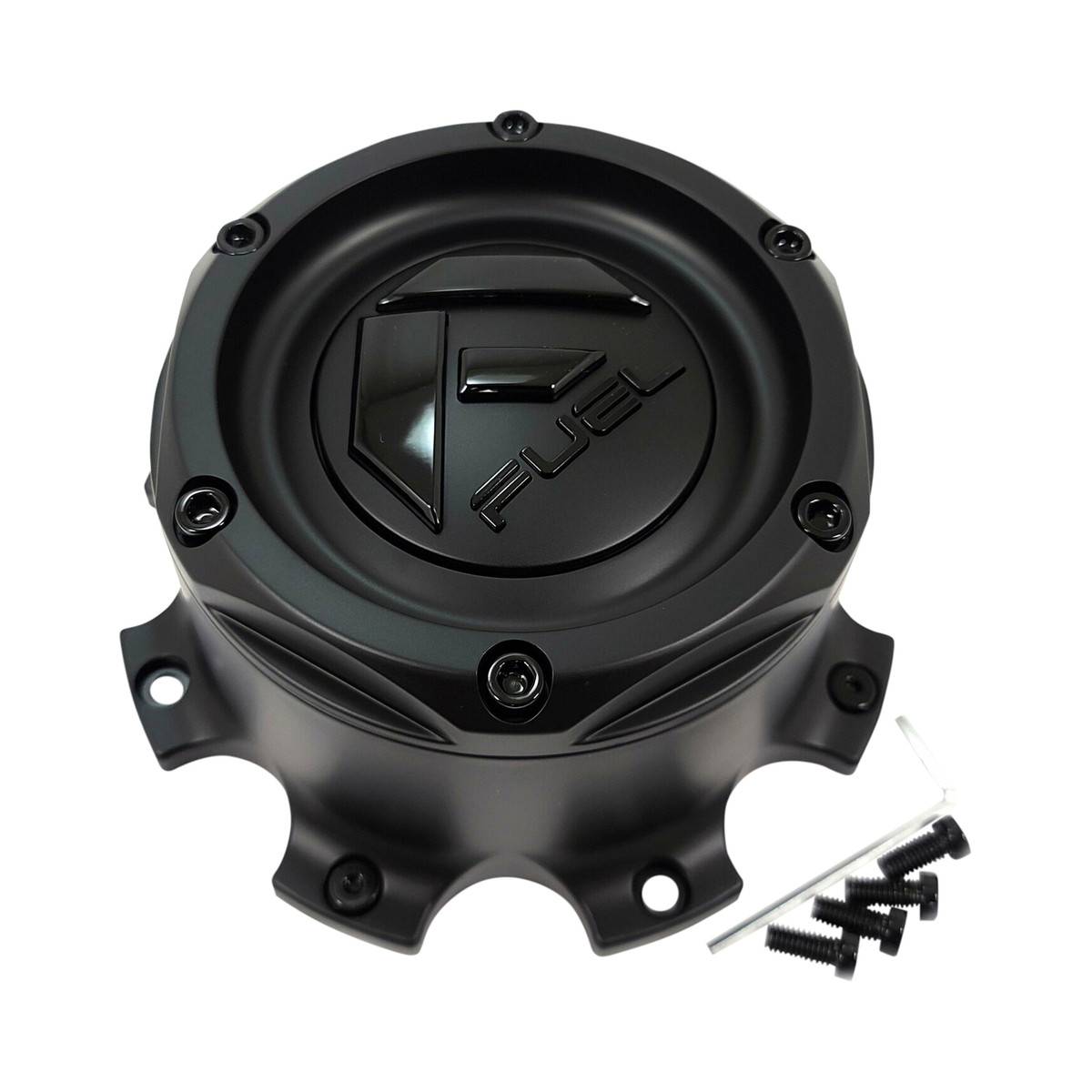 Fuel Off-Road 1004-08TBLD Gloss Black Bolt-On Wheel Center Cap – 8x6.5/170 — part 1004-08TBLD, product photo 1 of 1