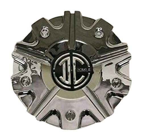 2 Crave Chrome Wheel Center Cap C108101CAP replacement wheel center cap part C108101CAP