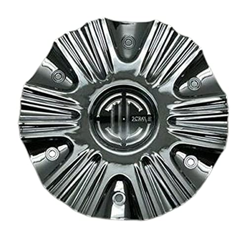 2 Crave Chrome Wheel Center Cap PD-CAPSX-P1028 LG0909-55 replacement wheel center cap part PD-CAPSX-P1028