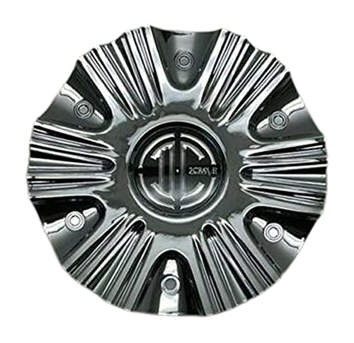 2 Crave Chrome Wheel Center Cap PD-CAPSX-P1028 LG0909-55 - wheelcentercaps