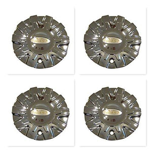 4 Pack Diamo 38 Karat Chrome Wheel Rim Center Cap Cap M-468 S808-05 M468W - wheelcentercaps