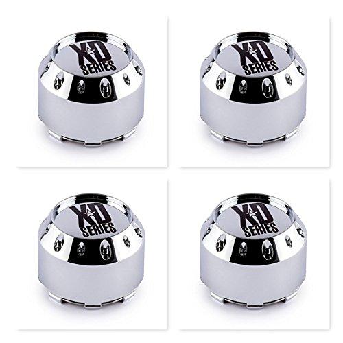 4 Pack KMC XD Series 464K106 Chrome Wheel Center Cap 6 Lug replacement wheel center cap part 464K106