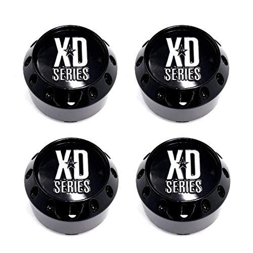 4 Pack KMC XD Series 464K98GB LG1405-22 Gloss Black Center Cap - wheelcentercaps