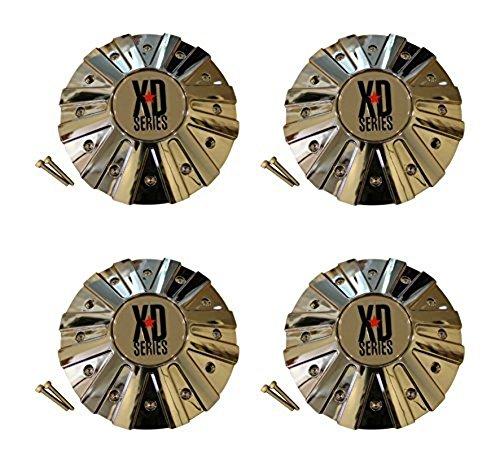 4 x KMC XD Series 778 Monster Chrome Wheel Rim Center Cap 846L215 replacement wheel center cap part 846L215