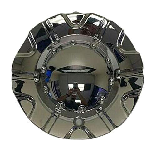 Akuza 504 Spur Chrome Wheel Rim Center Cap EMR0504-TRUCK-CAP LG0603-42 No Logo replacement wheel center cap part EMR0504-TRUCK-CAP