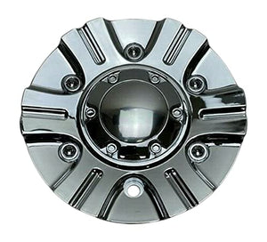 Akuza 702 Chrome No Logo Wheel Center Cap EMR702-CAR-CAP LG0608-04 - wheelcentercaps