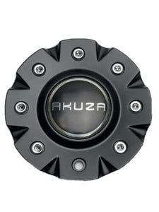 Akuza 843 Zenith Matte Black Wheel Center Cap EMR0843-CAR-CAP - Wheel Center Caps