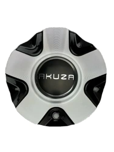 Akuza 848 Black and Machined Wheel Center Cap EMR0848-CAR-AL(18/20) replacement wheel center cap part EMR0848-CAR-AL