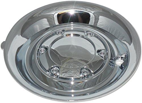 AKUZA STING 503 LG1207-39 EMR0503-CAR-CAP WHEEL RIM CHROME CENTER CAP NO LOGO replacement wheel center cap part LG1207-39
