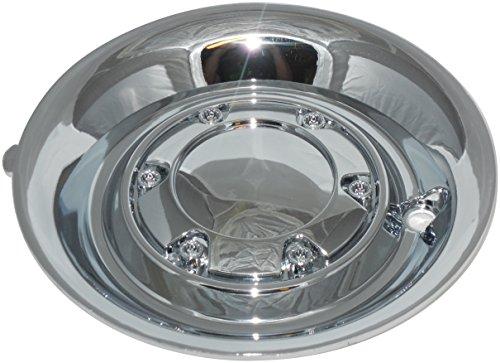 AKUZA STING 503 LG1207-39 EMR0503-CAR-CAP WHEEL RIM CHROME CENTER CAP NO LOGO - wheelcentercaps