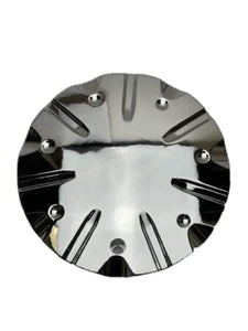 Alba Chrome No Logo Wheel Center Cap DM-580 - Wheel Center Caps