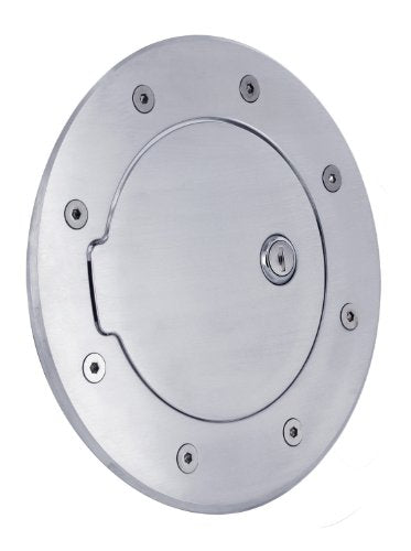 All Sales 6092C Chrome Billet Aluminum Fuel Door replacement wheel center cap part 6092C