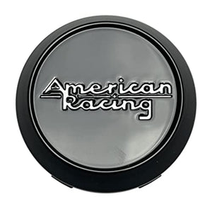 American Racing 1521S01 Black Wheel Center Cap Snap in - Wheel Center Caps